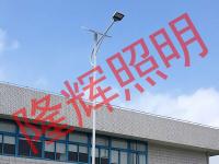 上海市奉贤区8米可倾式led太阳能路灯杆